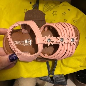 Cute pink toddler sandals